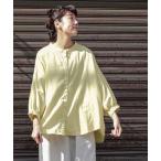 「soulberry」 7分袖ブラウス M イエロー レディース