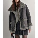  мутоновое пальто боа пальто широкий цвет мутон жакет FD24W360[Fano Studios] женский мужской 