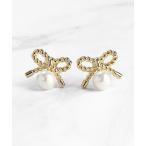 イヤリング PROMISE PEARL RIBBON EARRINGS イヤリング レディース