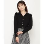 カーディガン 袖ギャザーVネックカーデプルオーバー レディース