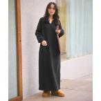 ワンピース 「 ぬく盛り 」 選べる丈 キーネックマキシワンピース