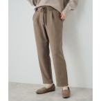 パンツ 「SHOO WARM」あったか裏起毛 ふわふわもちもち ストレッチ テーパードパンツ レディース