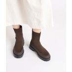 ショッピングニットブーツ ブーツ 「25AW 新作」Tiaki/ニットショートブーツ レディース