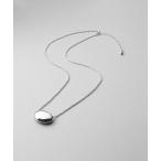 ネックレス シルバー ホロウオーバルシェイプネックレスS レディース