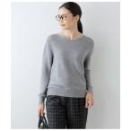 ショッピングスパンコール ニット セーター スパンコールヤーンガーター Vネックプルオーバー レディース