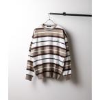 セーター ニット 「Bl」「Bling leads」12GG マルチボーダー サマーニット メンズ レディース