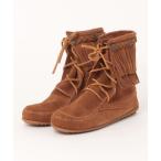 ブーツ 「ミネトンカ MINNETONKA」 ダブルフリンジ トランパー ブーツ レディース メンズ