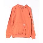 ショッピングIT パーカー 「W」「it」「UT20」「Carhartt」SLEEVE LOGO HOODED SWEAT SWEATSHIRTS メンズ レディース