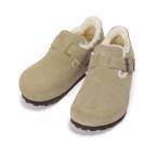  туфли без застежки Birkenstock 1028470 London Shearling LEVE Taupe/ London боа замша тауп женский men 