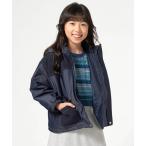 ブルゾン アウター デニム調×ナイロングログラン 中綿ブルゾン キッズ 子供服 男の子 女の子