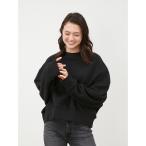 「Mila Owen」 スウェットカットソー 0 ブラック レディース