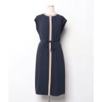 「NATURAL BEAUTY BASIC」 半袖ワンピース MEDIUM ブルー系その他6 レディース
