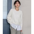 ニット セーター 「Oggi2月号掲載/洗える」ウールカシミヤ Vネック ニット レディース