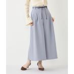 パンツ SHIPS Colors_「洗濯機可能」 ウーリッシュ ガウチョ パンツ レディース