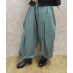 パンツ サルエル風ボリュームパンツ レディース