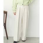 ショッピングワイドパンツ パンツ 細コール 2タックパンツ レディース