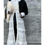 ワンピース 「YOUYILIN」ティアードフリル マキシキャミドレス chw24a047