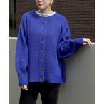 ニット セーター ボリューム袖 ワイドニットカーディガン レディース