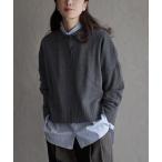 ポロシャツ ポロ ドロップショルダー ニットシャツ「ロングスリーブ」 レディース