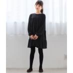 ショッピングcoca ワンピース キッズ ラメ裏毛ティアードチュニックワンピース キッズ 子供服 女の子