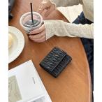 ショッピング財布 財布 キルティング三つ折りウォレット レディース