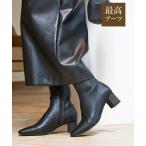 ブーツ 「最高ブーツ/ 5cmヒール」ストレッチショートブーツ レディース