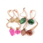 ショッピングオーナメント インテリア ミニガラスオーナメントボックス「CHRISTMAS 2024」