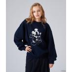 トレーナー スウェット 「 Disney / Mickey Mouse 」SILHOUETTE MOTIF SWEAT / 「 ディズニー / ミッキ