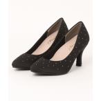 パンプス 「極ふわっ」ラインストーンパンプス　W24014「Parade」