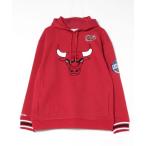 パーカー 「Mitchell&Ness」NBA CHAINSTITCH FLEECE HOODIE VINTAGE LOGO BULLS LAKERS