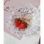 イヤリング 「 ii-Fake / イーフェイク 」 (Fake Food Accessories) チョコディップ苺 イヤリング レディース メンズ
