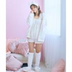 パジャマ ルームウェア 「大きいサイズ」 もこもこうさぎパーカー marun レディース