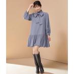 ワンピース ボウタイミニワンピース/MM447412