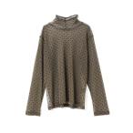 tシャツ mizuiro ind メッシュドットハイネックプルオーバー レディース