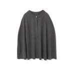 カーディガン mizuiro ind ハイゲージケープチュニックカーディガン レディース