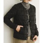 ダウンコート ダウンジャケット TAION　CREW NECK BUTTON DOWN JACKET レディース