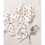 パジャマ 車・ジンジャークッキー柄キルトパジャマ キッズ 子供 男の子 女の子