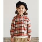 ブラウス シャツ 「リンク」シャギーチェックシャツ キッズ 子供服 男の子 女の子