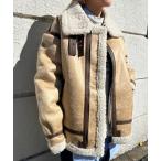 ムートンコート ボアコート ALPHA INDUSTRIES アルファインダストリーズ / B-3 フェイクムートンジャケット FAKE MOUTON