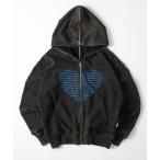 パーカー 「 ONCILY × WISH FOR EVER 」HEART COLLAB FULL-ZIP HOODIE / ハートコラボフルジップフ