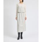 ショッピングスパンコール スカート スパンコールIラインスカート