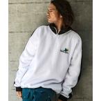 トレーナー スウェット 「WEB・直営店限定」MARK GONZALES ARTWORK COLLECTION(マーク ゴンザレス)袖ラインフリースジ