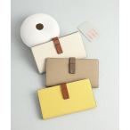 財布 「PADMA/パドマ」ベルトデザイン シュリンクレザー薄マチ長財布 レディース