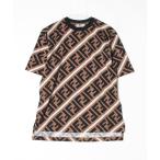 「FENDI」 半袖Tシャツ X-SMALL ブラウン レディース