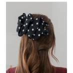 ヘアクリップ ドットリボンバレッタ
