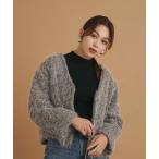 コート アウター シャギーボアジャケット レディース