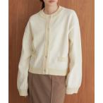 カーディガン モールヤーンカーディガン レディース