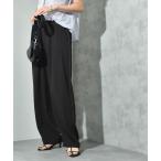 パンツ 配色パイピングパンツ レデ