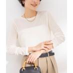 tシャツ シアーフライス ロンT レディース