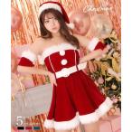 コスプレ サンタ コスプレ オフショル風 サンタ 5点セット